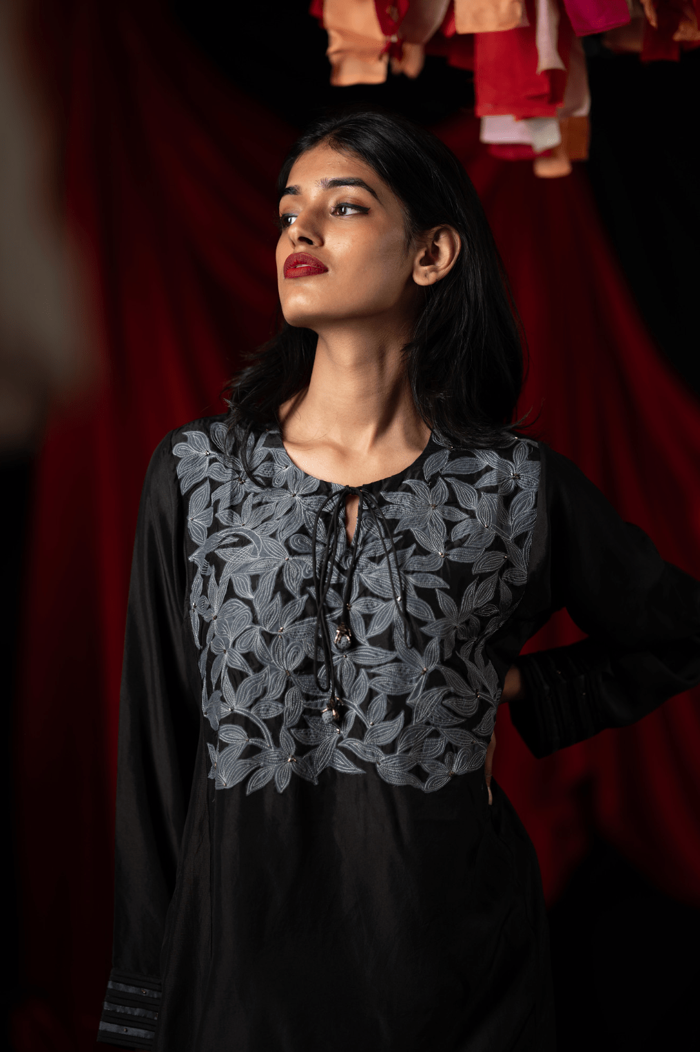 Sophia black Kurta